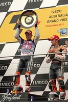 MotoGP Australia 2011: Casey Stoner, Campeón del Mundo de MotoGP 2011
