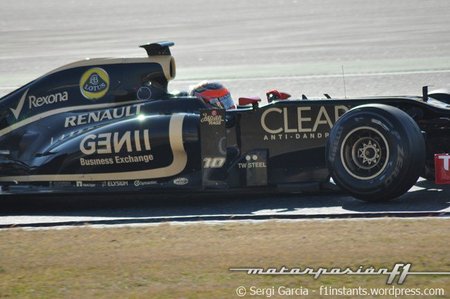 Romain Grosjean destroza a la oposición en el sexto día de pruebas en Barcelona