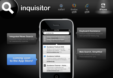 Inquisitor para el iPhone, una nueva forma de navegar