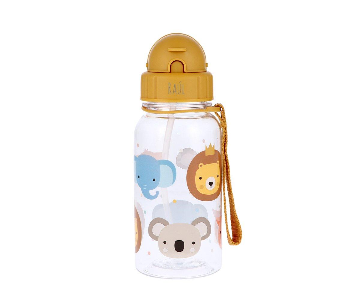 Botella Plástico Animal Friends Personalizable para los niños que no necesiten ya biberón