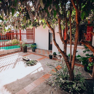 Ni cemento, ni hormigón: el suelo de los años 70 que regresa a los patios para hacerlos más frescos y naturales 