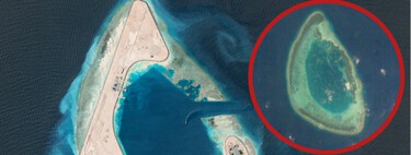 Imágenes de satélite lo confirman: China está construyendo una base militar donde hace menos de un año solo había agua