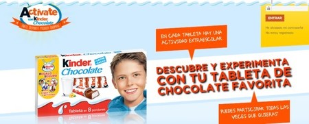 Campaña ´Actívate` con Kinder Chocolate, regalan a los peques actividades