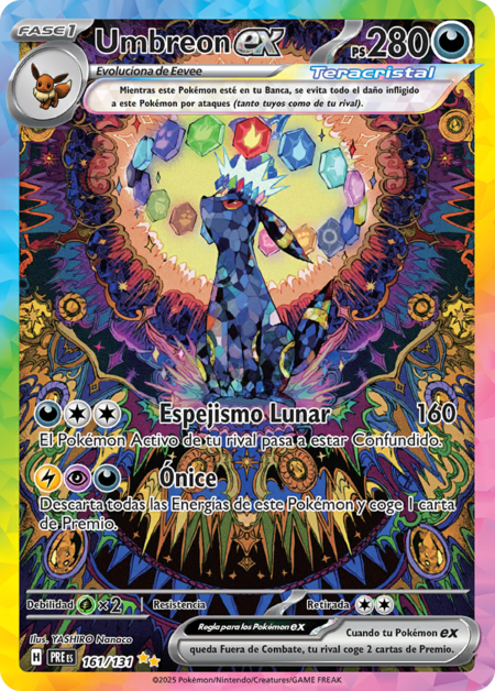 Umbreon ex Evoluciones Prismáticas SIR