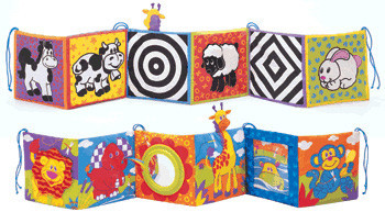 Libro blandito reversible para bebés