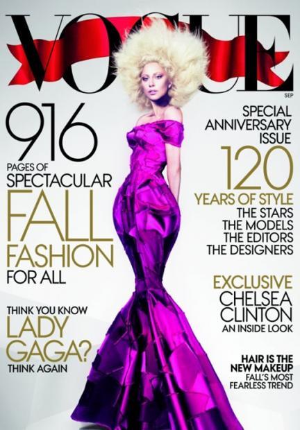 ¡Faltaría más!, Lady Gaga protagoniza el número más grande en la historia de Vogue