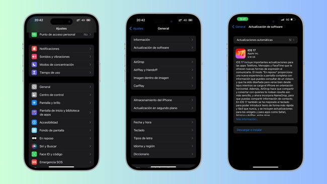 ¡iOS 17 ya disponible para todos!: esto es lo que incluye la ...