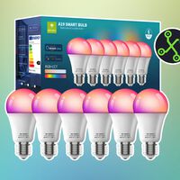 Seis focos por 61 pesos cada uno: compatibles con Alexa y cambian a cualquier color