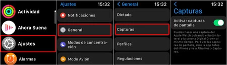Capturas En Apple Watch