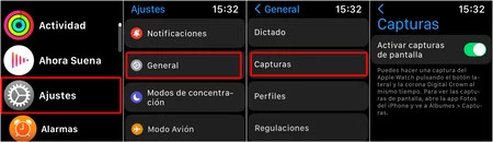 Apple Watch でのキャプチャ
