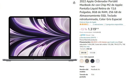 Macbook Air M2 Amazon Oferta