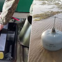 Antaño los campos de mina eran campos. En Ucrania se han convertido en ríos por obra y gracia de los enjambres de drones