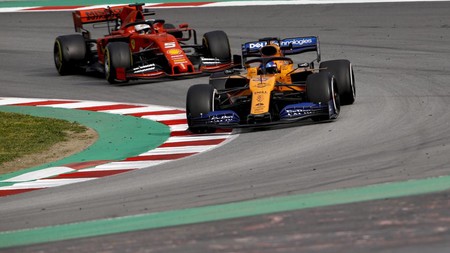 Carlos Sainz Vettel Montmelo 2019