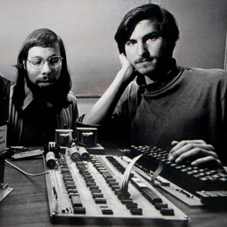 Steve Wozniak y Steve Jobs
