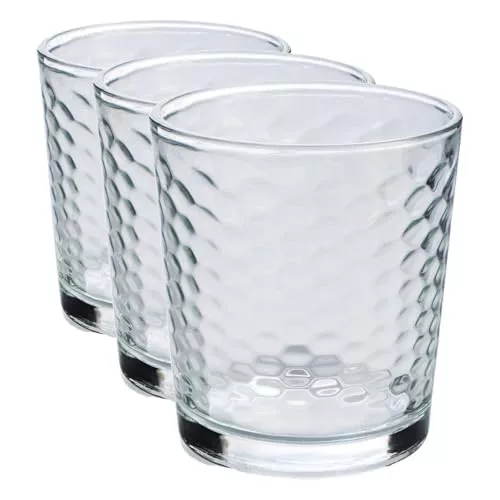 Quid Gala - Set 6 vasos forma baja 26cl, Aptos para lavavajillas, vidrio (Paquete de 3)