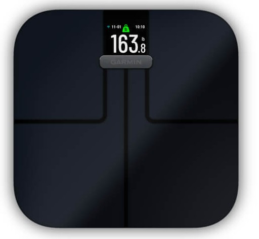 Báscula Garmin Index S2 Negra - 16 Usuarios, WiFi, IMC, Grasa, Agua, Masa Ósea, Garmin Connect