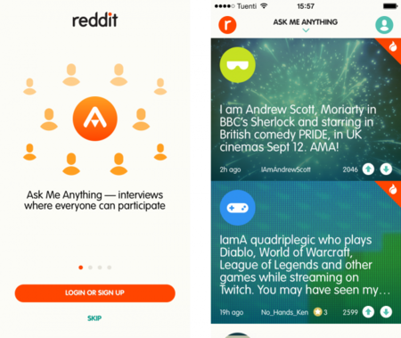 Ask Me Anything: echamos un vistazo a la nueva aplicación de Reddit para sus "AMA"