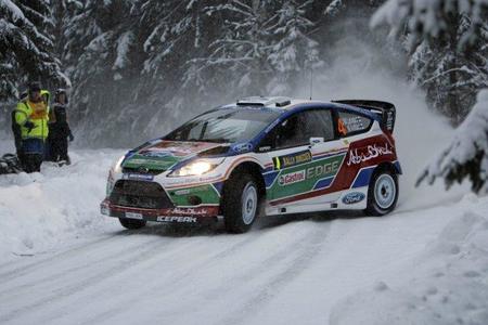 Rally de Suecia 2011: Henning Solberg sorprende en el Shakedown y Kimi Raikkonen tiene su primer susto