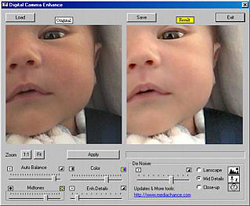 Digital Camera Enhancer: Reductor de ruido de fácil manejo