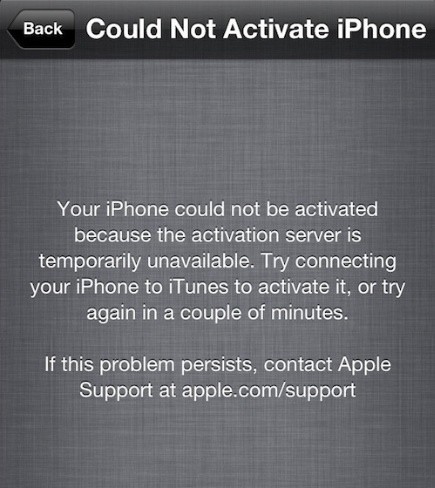 ¿No puedes activar un iPhone? Tranquilo, es culpa de los servidores de Apple