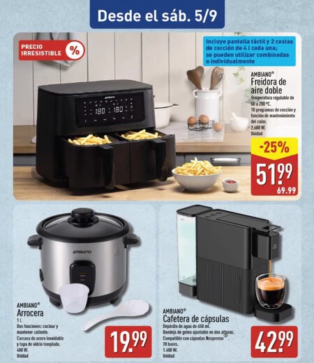 Cafetera De Capsulas Ambiano Aldi