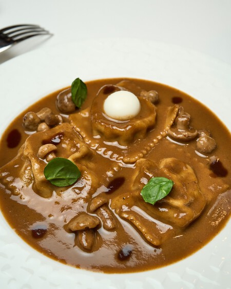 Raviolis De Ternera Bourguignon C Vilagut