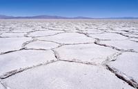 Las Salinas Grandes, en Jujuy, Argentina