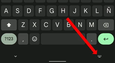 Android でキーボードを変更するアイコン