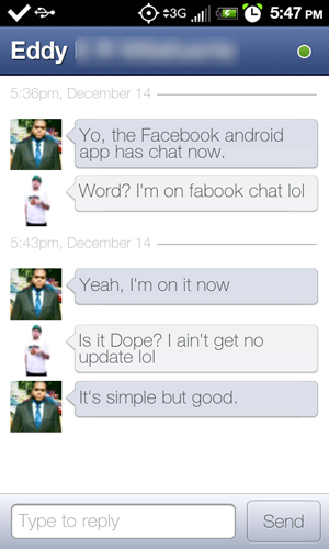 El chat y las notificaciones llegan a la aplicación oficial de Facebook para Android
