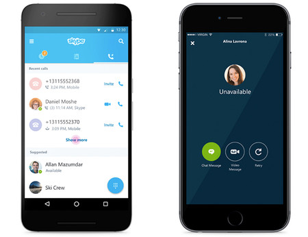 Skype moderniza su aplicación para móviles, aunque tienen mucho trabajo por delante