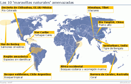 ¿Qué efectos tiene el cambio climático en el medioambiente?