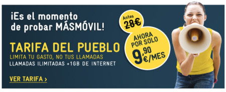 Empieza la gira del ahorro de MÁSMÓVIL con la Tarifa del Pueblo a sólo 9,90 euros