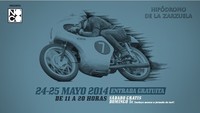 Motos clásicas en el hipódromo de la Zarzuela