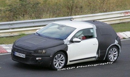 El Volkswagen Scirocco da sus primeros pasos por Nürburgring