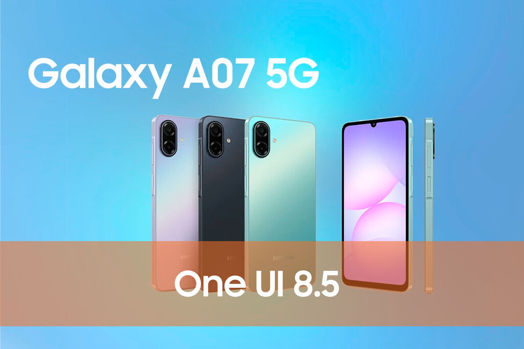 Hasta el teléfono más económico de Samsung se actualiza: el Galaxy A07 5G empieza a recibir One UI 8.5