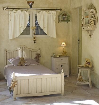 Ideas para el dormitorio infantil, mobiliario afrancesado