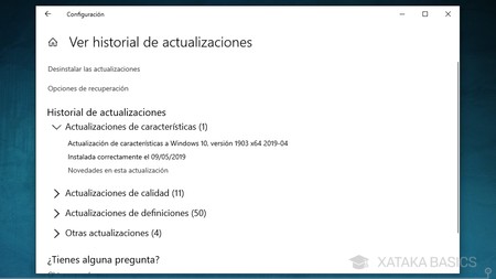 Actualizaciones De Caracteristicas