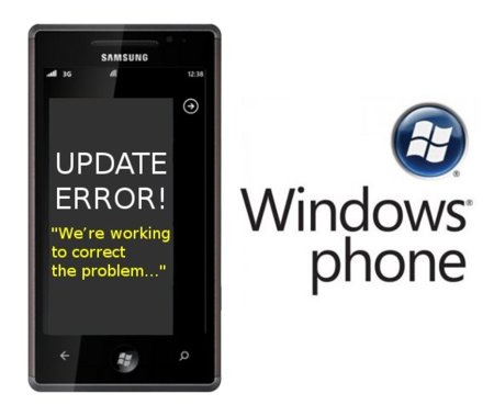 Microsoft reconoce oficialmente problemas en la primera actualización de Windows Phone 7