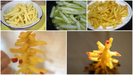 arbol de patatas fritas