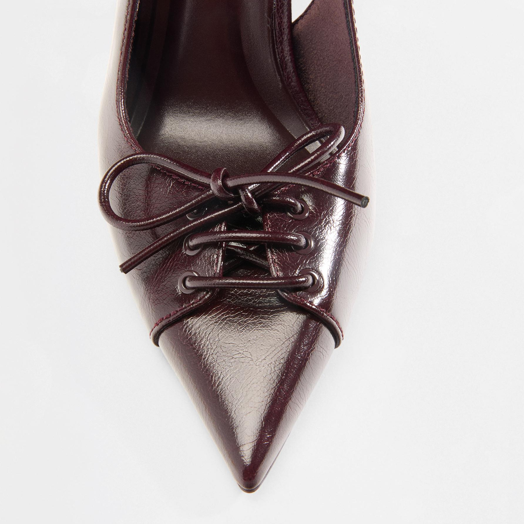 Zapato tacón lazo