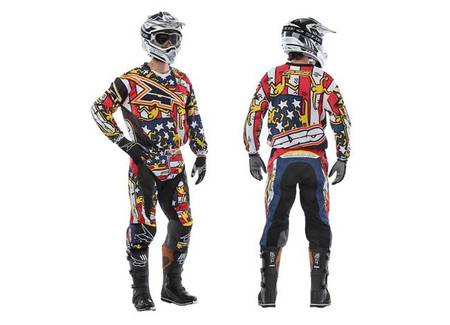 AXO lanza un conjunto off road con los diseños de Keith Haring