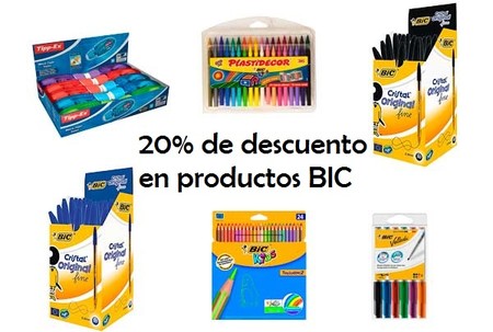 Vuelta al cole 2018: hasta 20% de descuento en artículos Bic