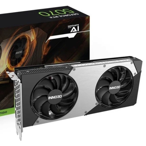 Tarjeta Gráfica Inno3D GeForce RTX 5070 TWIN X2 12GB GDDR7 Reflex 2 RTX AI DLSS4
