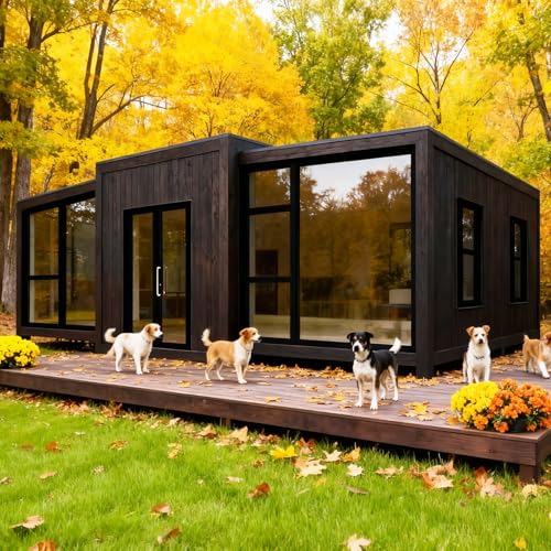Mini casa modular para adultos de montaje rápido de 5,8x6,1 m