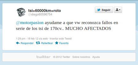 Fallos de Volkswagen en Twitter