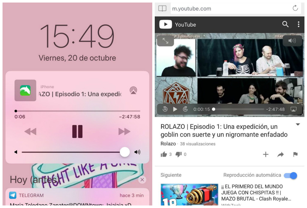 Cómo reproducir YouTube en segundo plano en iOS y Android