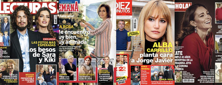 Los besos de Sara Carbonero y Kiki Morente, Alba Carrillo le planta cara a Jorge Javier y la recuperación navideña de Ana Rosa: estas son las portadas de la semana del 29 de diciembre