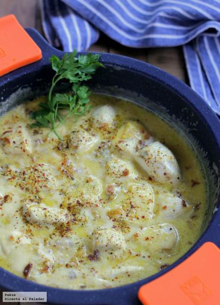 Pollo estilo marroquí con salsa de ciruelas claudias. Receta