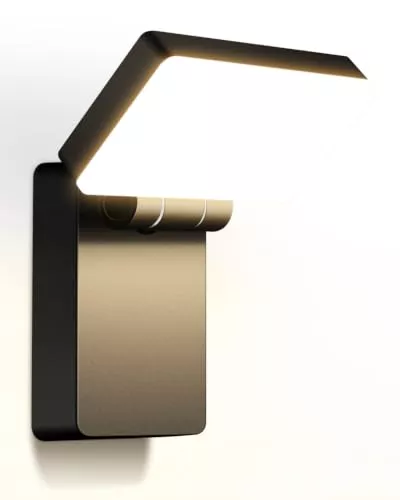 ledmo 60W Aplique Pared Exterior LED 3000K IP65 180° Plegable 360° Rotación