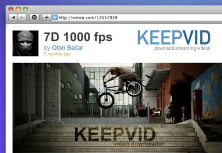 Keepvid, extensión para Safari para guardar vídeos de YouTube